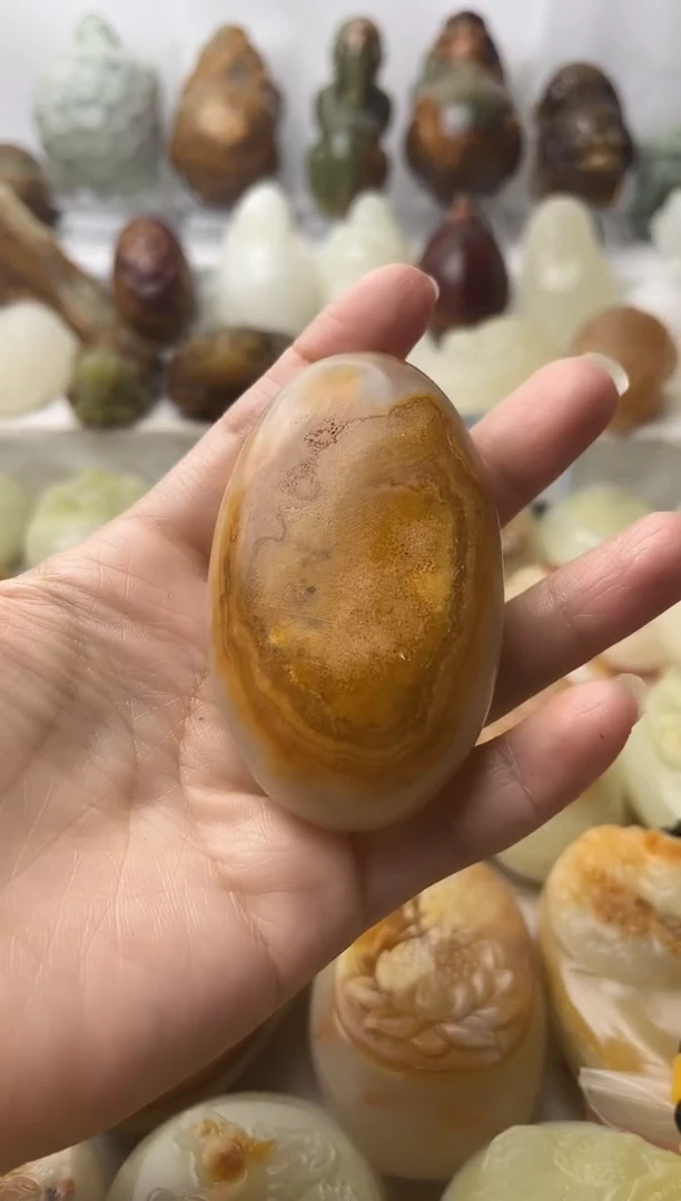 石材方解石棉纹正常不退换原石微瑕