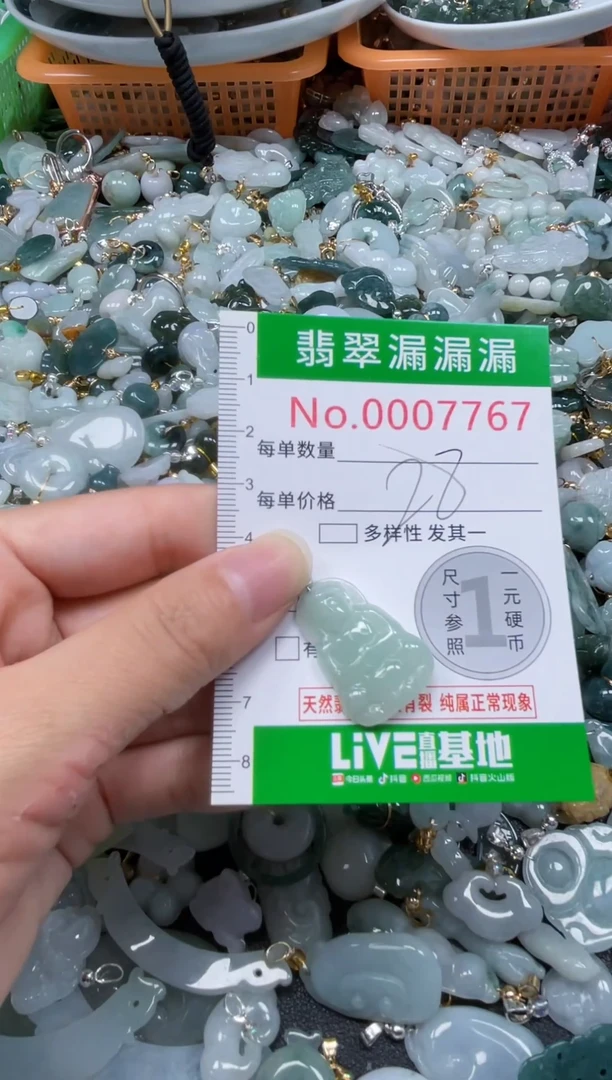 颈饰未镶嵌翡翠7767