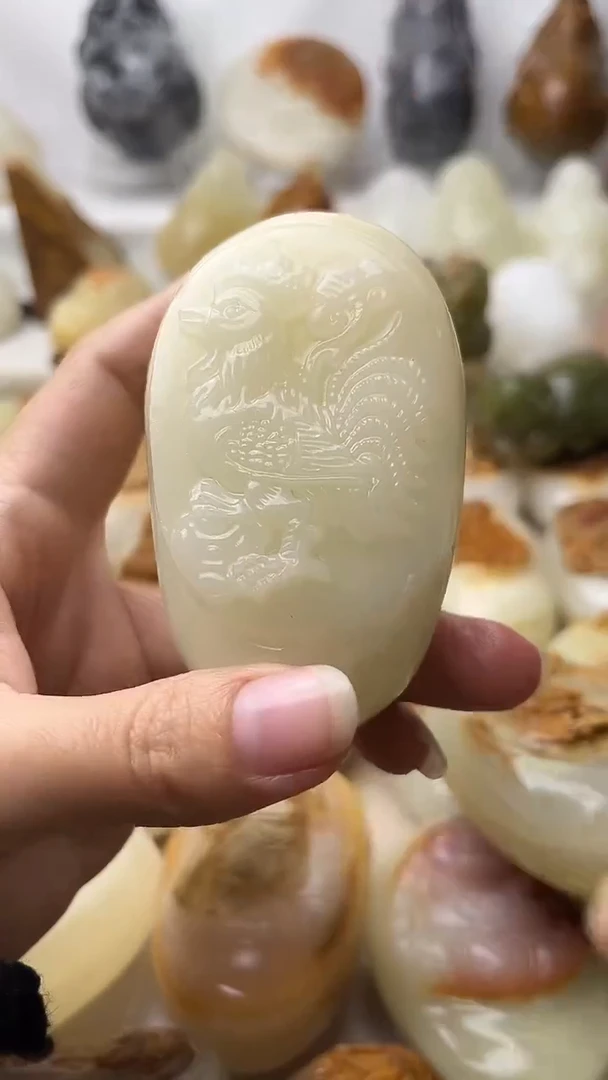 石材古青石棉纹正常不退换鸡