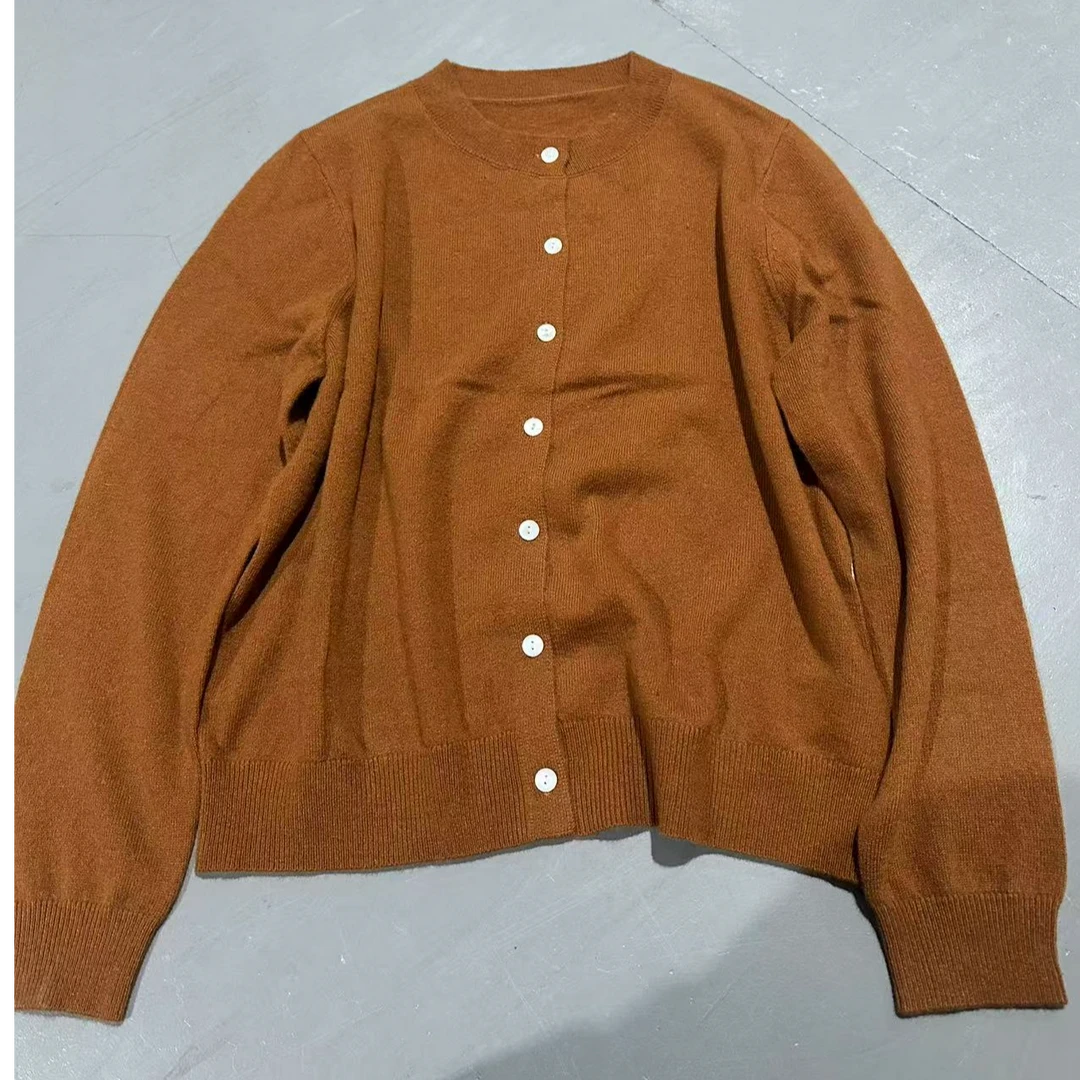 2024【炸总精选】秋冬新款玻尿酸纯山羊绒开衫BN019