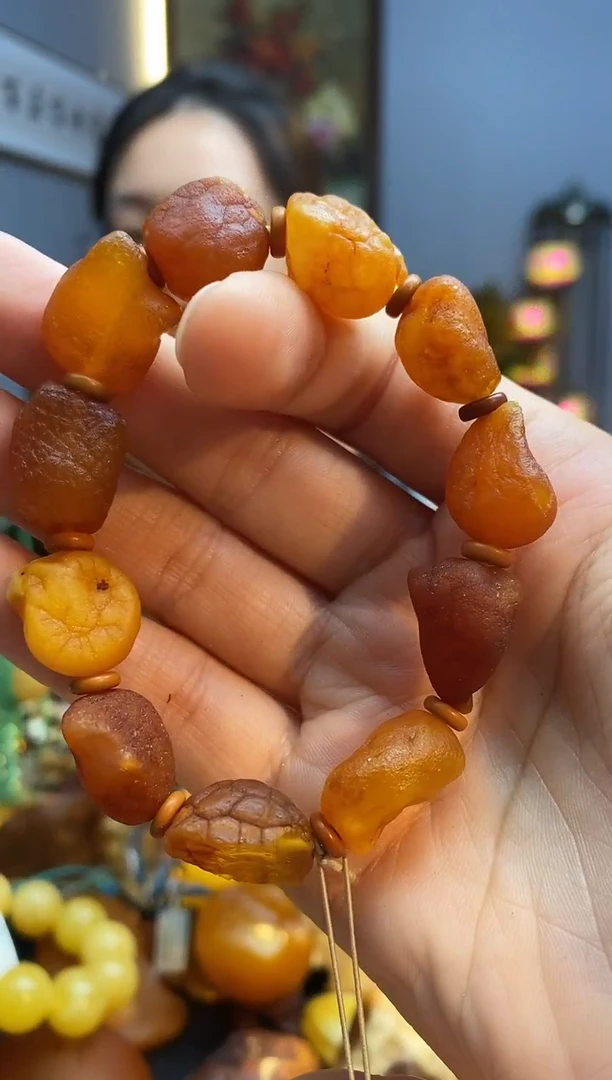 手串琥珀未镶嵌手串