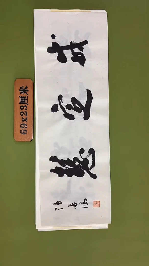 书法书法 张若鸿 尺寸69cm*23cm