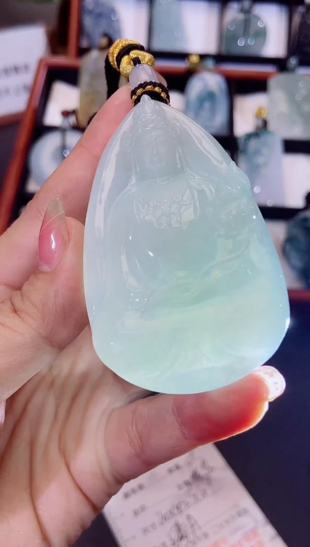 颈饰未镶嵌翡翠缅甸天然翡翠