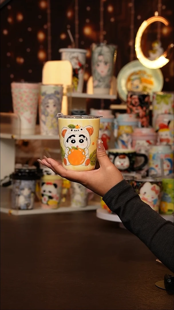 (玉泥）景德镇手工手绘文创陶瓷杯