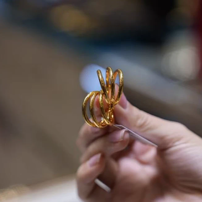 【巧玲专属】足金999三生三世耳环 经典时尚百搭 3.37