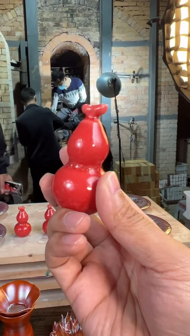 瓷片2柴房陶瓷原创葫芦摆件