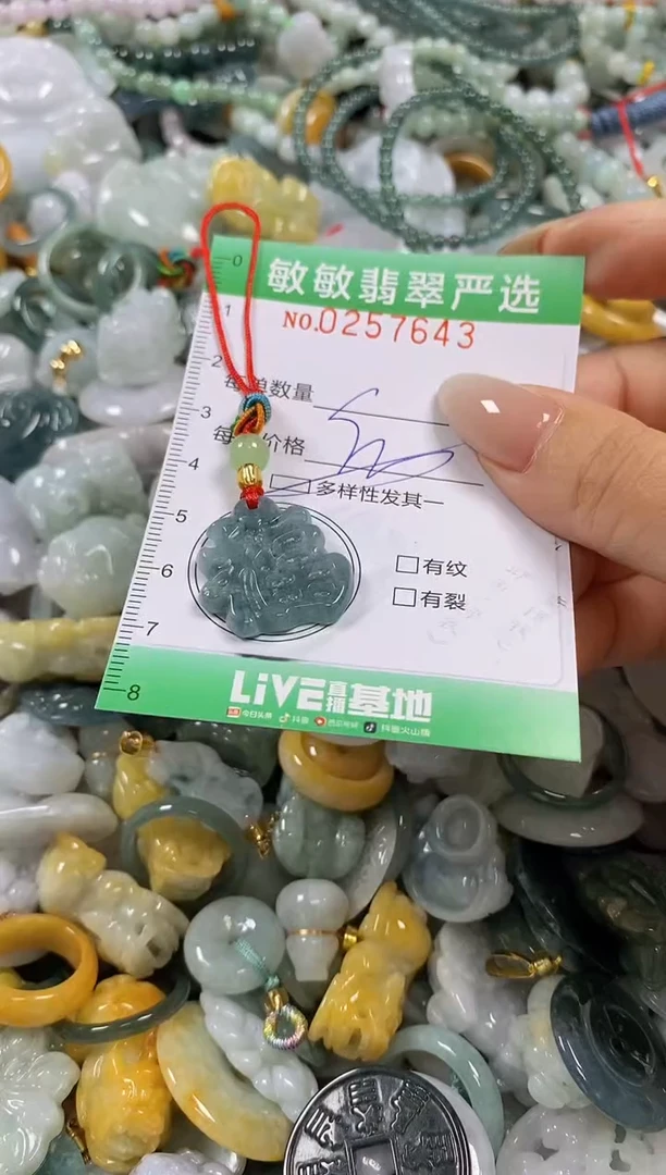 翡翠未镶嵌颈饰闪购0257643多样性发其一