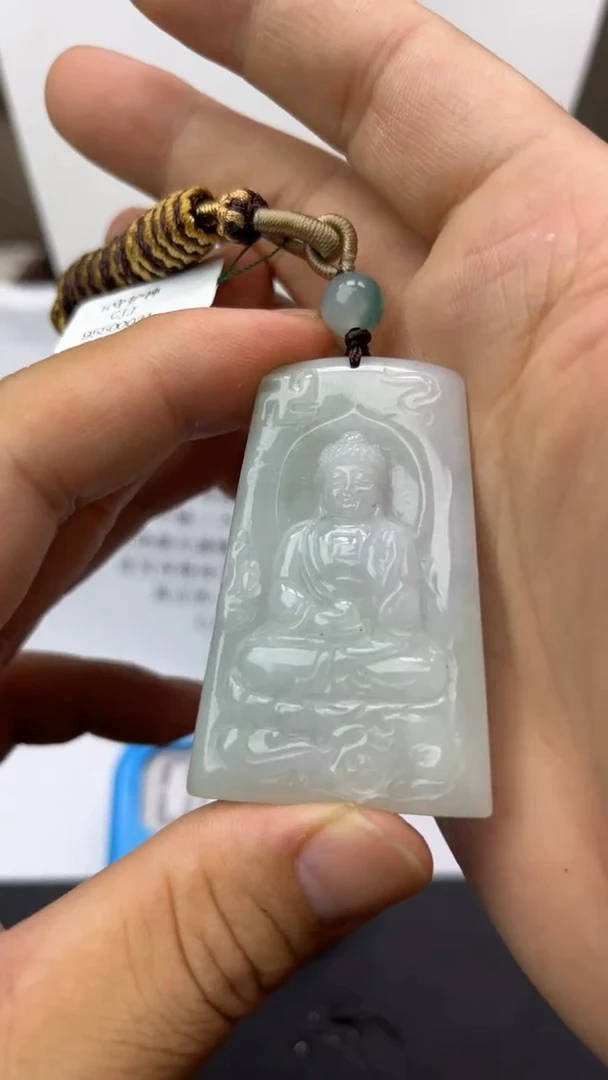 颈饰未镶嵌翡翠颖*草天然翡翠
