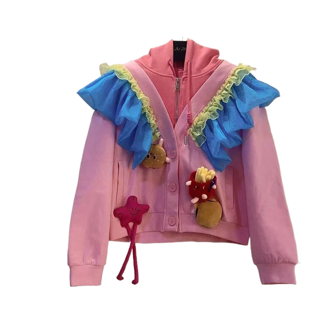 ATT潮牌女装2025春原创设计师品牌个性时尚休闲百搭重工套装