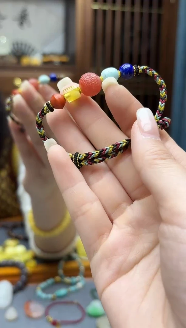 未镶嵌南红玛瑙挂件南红多宝手绳YX