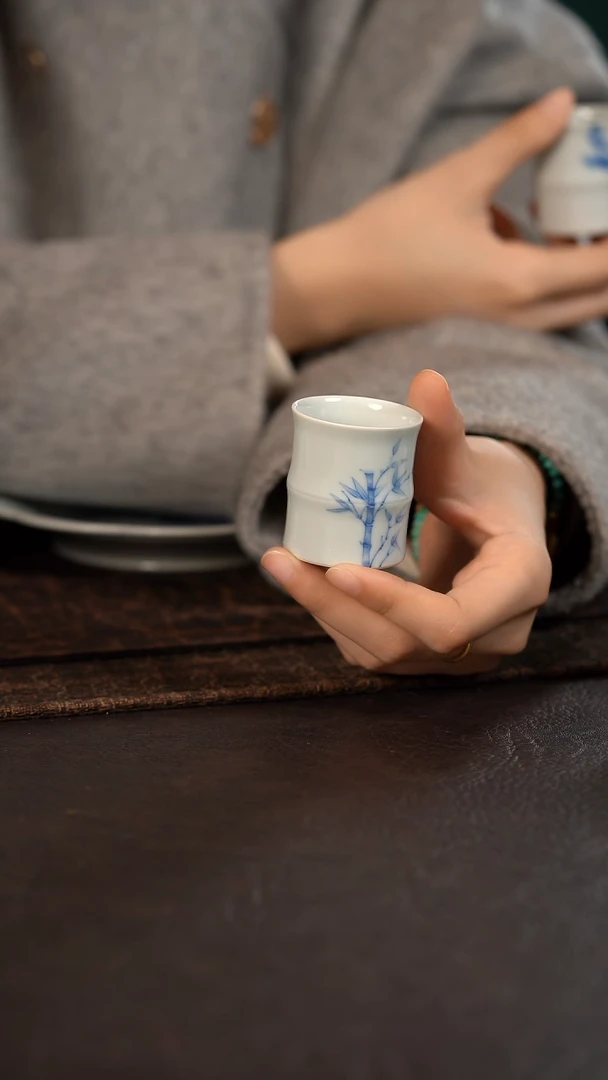 【闪购商品】杯聚澜堂竹子小竹节杯