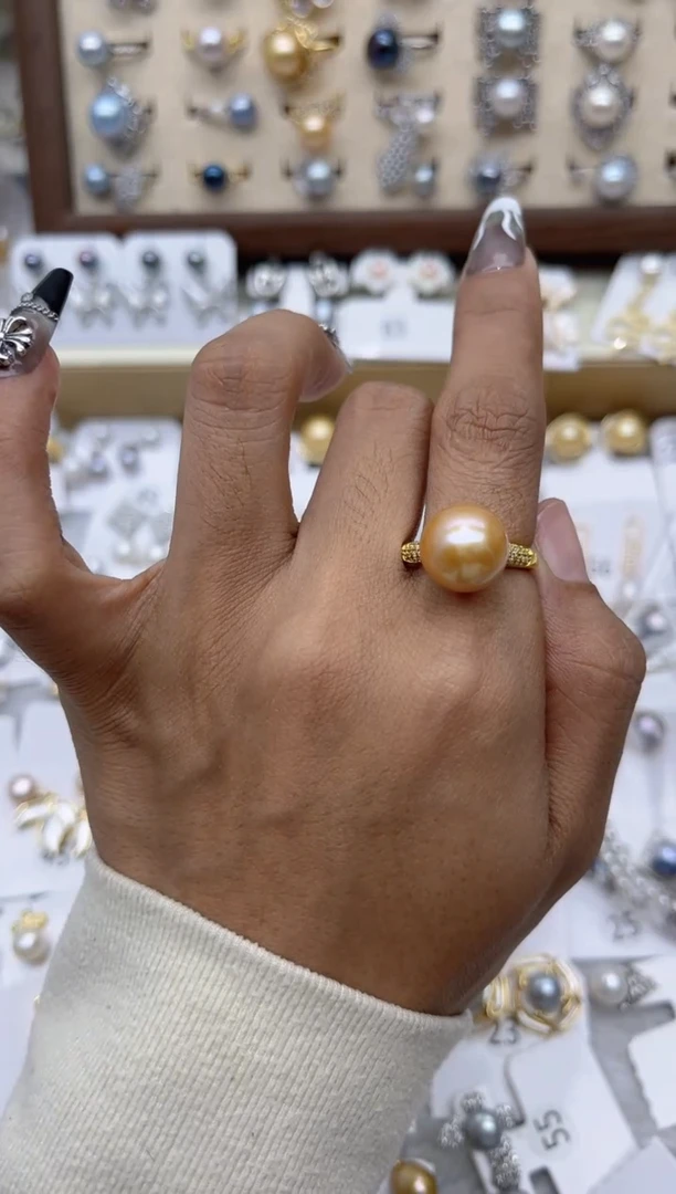【闪购商品】淡水珍珠戒指合金0.0
