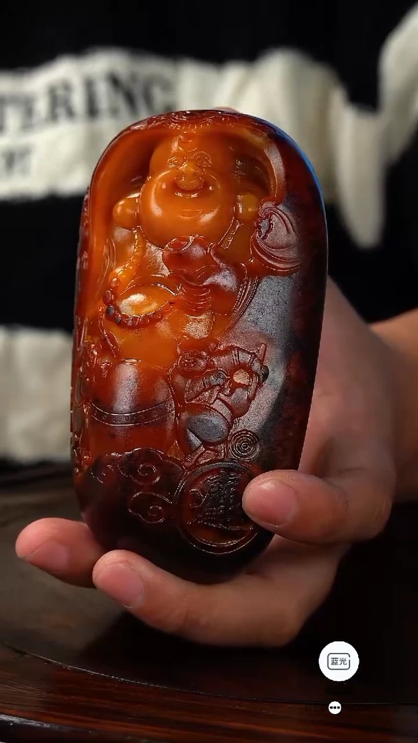 未镶嵌和田玉挂件?***?弥勒佛