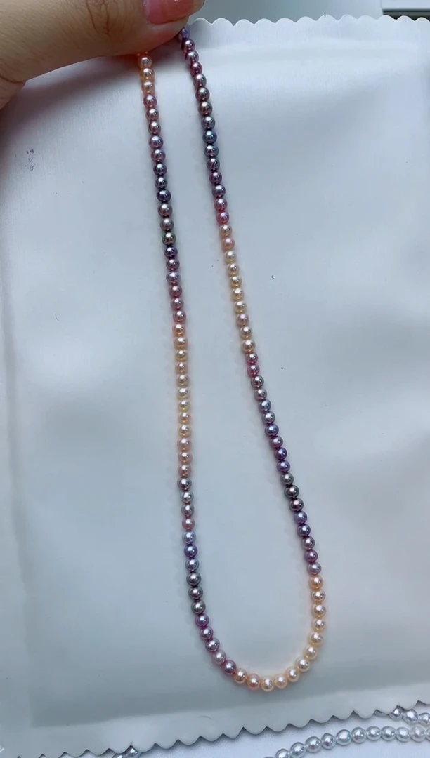 淡水珍珠未镶嵌颈饰W6