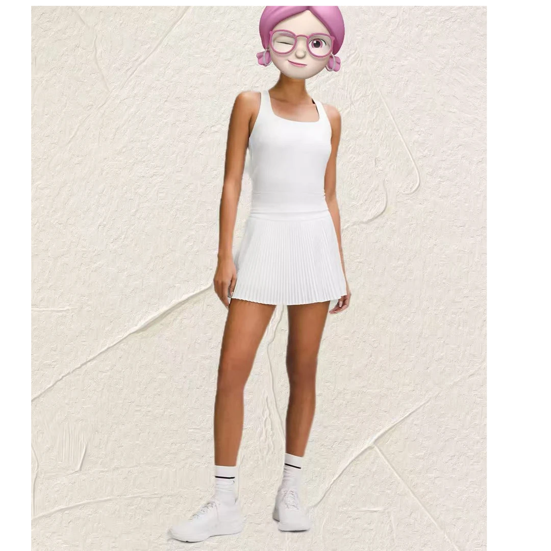 lululemon/露露乐蒙 Varsity 训练级高腰 细百褶网球裙