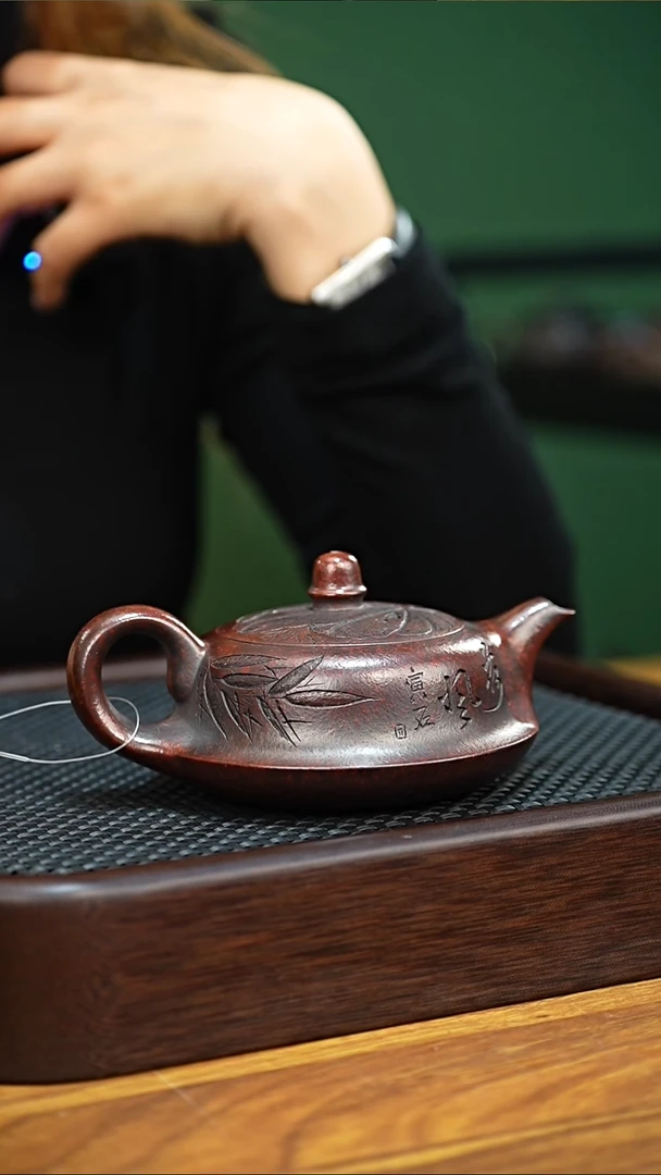 茶杯紫砂宜兴本地原矿紫砂壶200cc