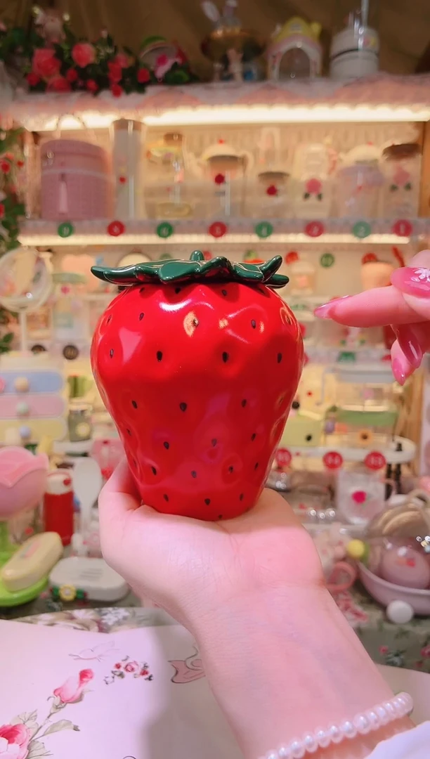 其他品质好发货快放心拍！红色草莓密封罐