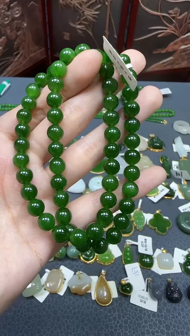 和田玉未镶嵌挂件1