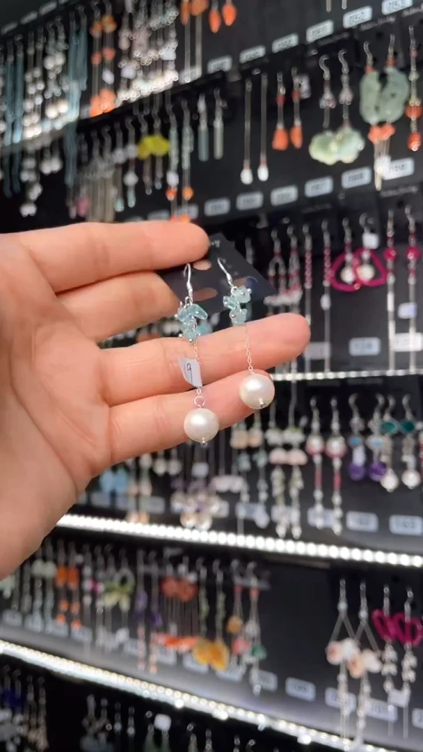 紫晶耳饰银S925镶嵌婷子