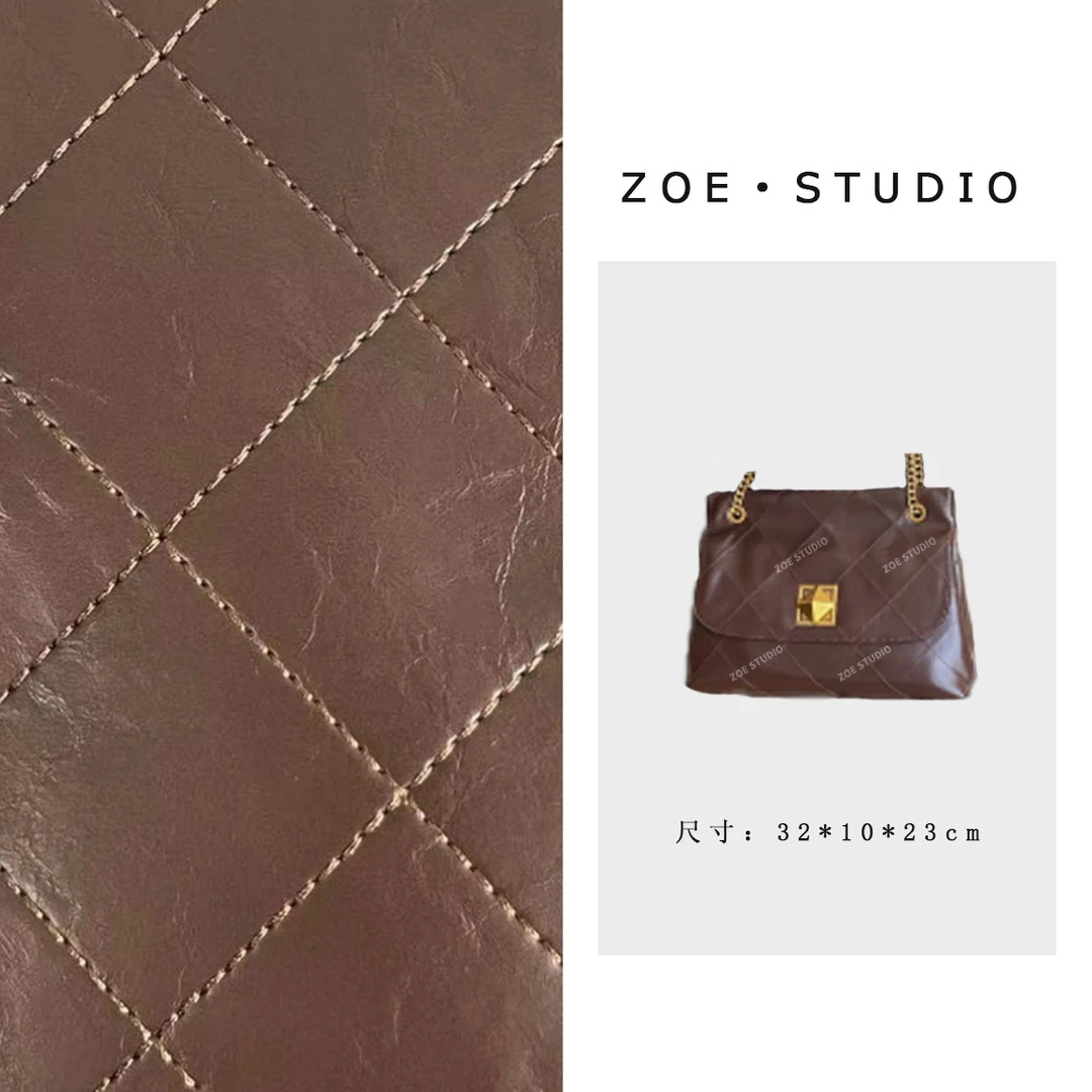 【佐伊甄选】SKL-7191-奶咖色轻奢女士时尚气质小众单肩腋下斜跨包