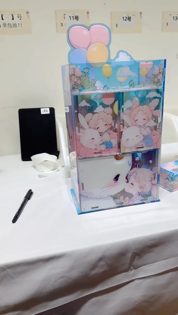 【11号】全新玉兔美战系列巨型三层三抽屉置物架