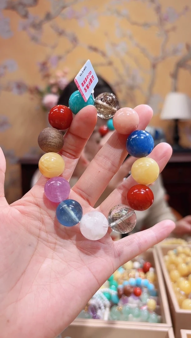 未镶嵌手串水晶，16.6咪天然多宝设计款