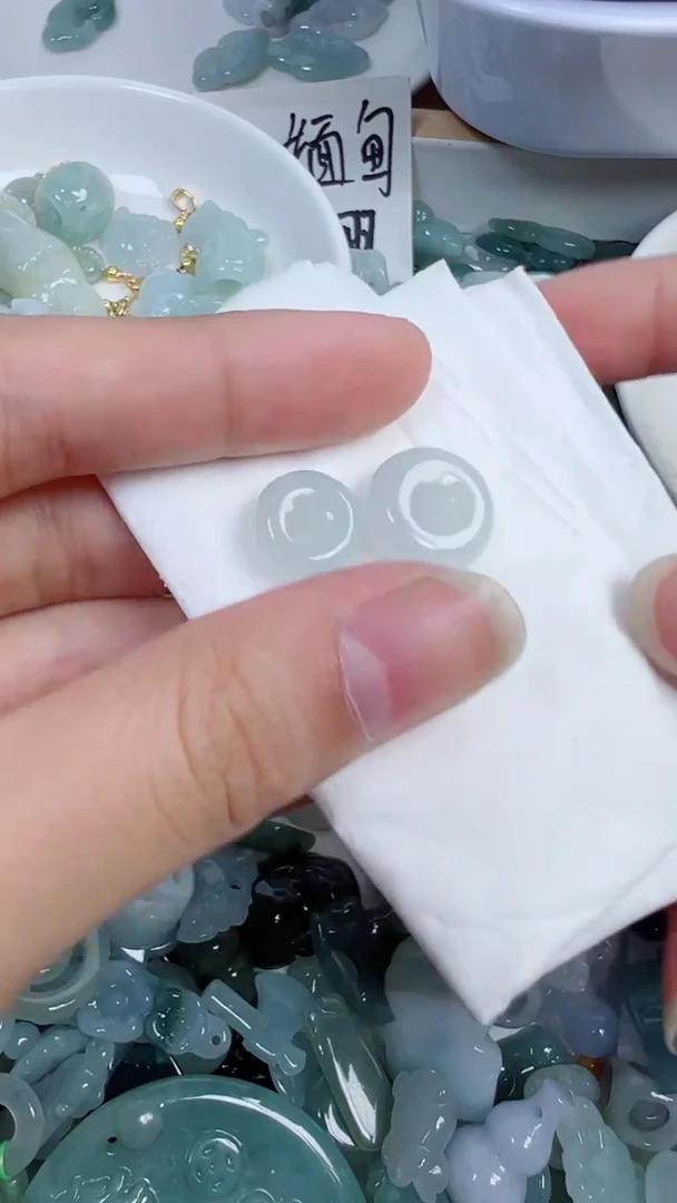 散珠翡翠378号链接，A货翡翠