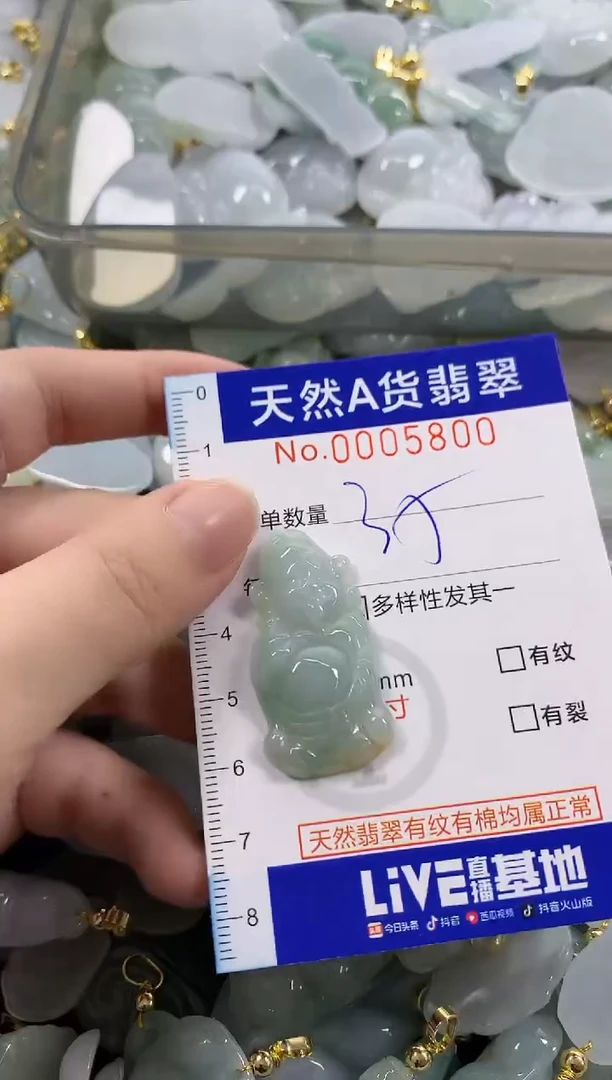 颈饰未镶嵌翡翠天然A货翡翠