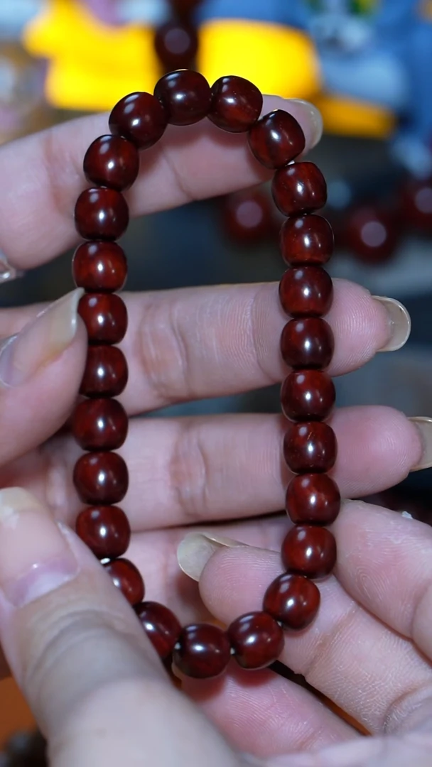手串/手链小叶紫檀【MOYU】印度小叶紫檀 8*8.5 手串