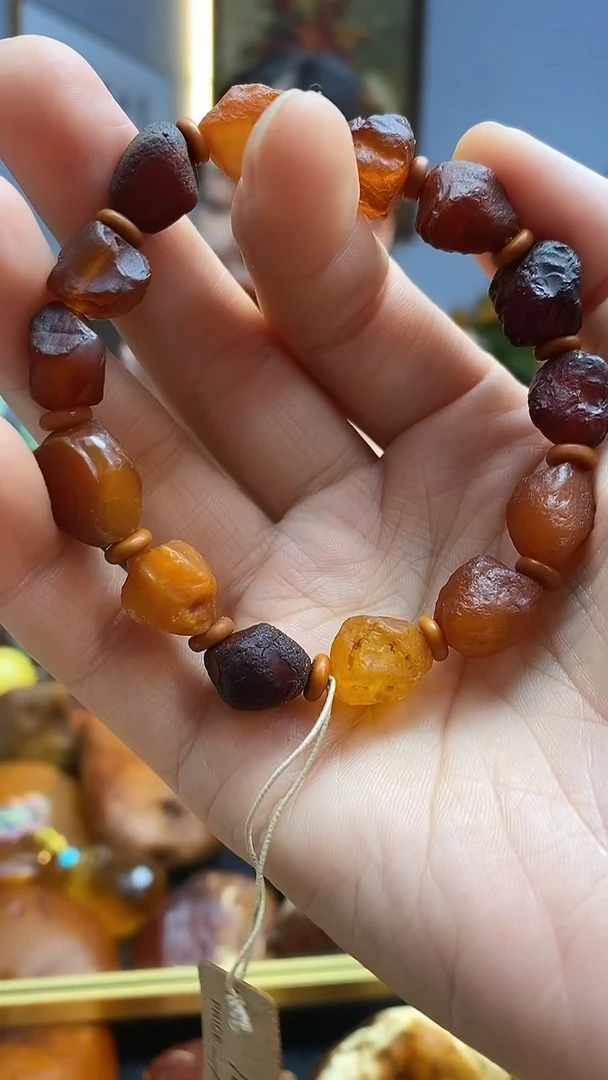 手链琥珀未镶嵌手串