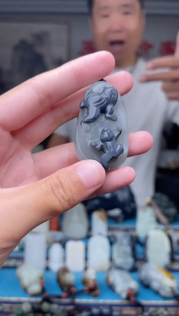 和田玉未镶嵌挂件1