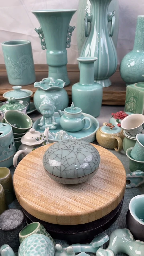 【闪购商品】特价福利 微瑕 慧仙青瓷