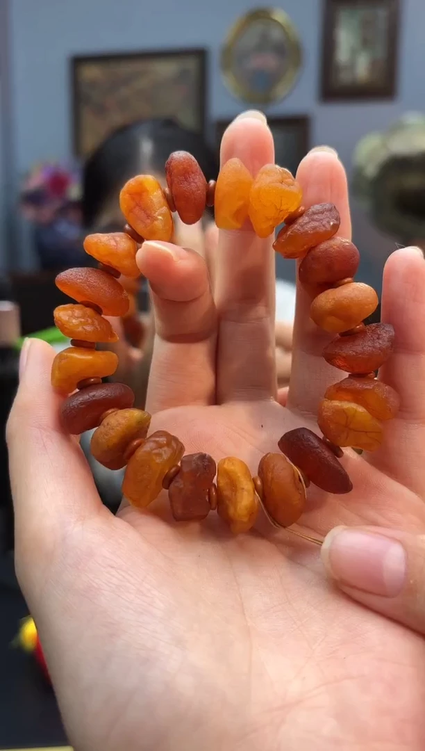 手串琥珀未镶嵌手串