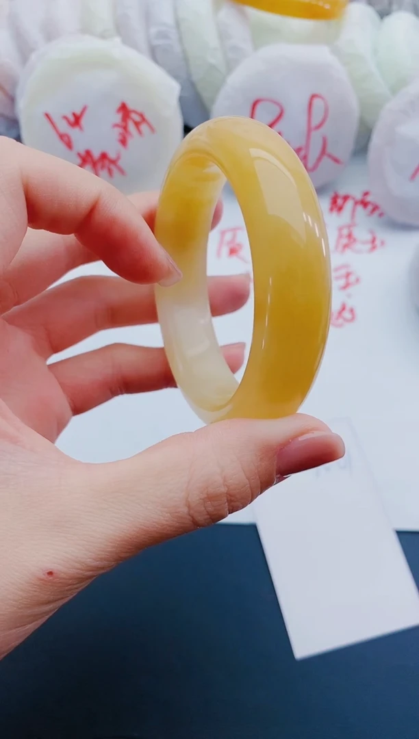 未镶嵌手镯石英质玉N61-56-57