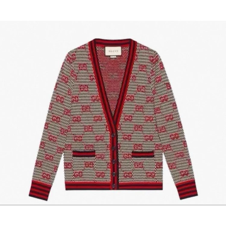 古驰/针织衫/95新/丝缎、羊毛、亮片/[251114MY2F]