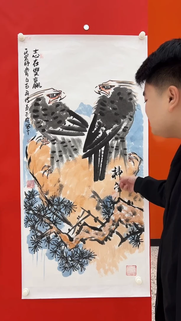 国画崔晓军老师国画精品