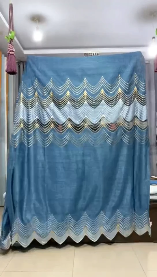 布成品窗帘      6*2.7