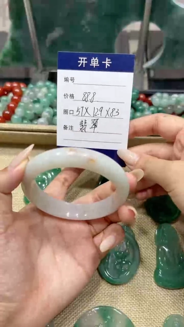 未镶嵌手镯翡翠手镯