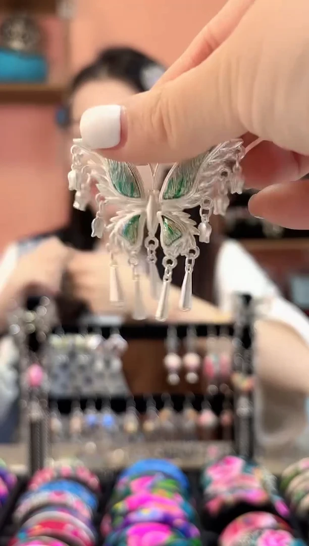 织绣艺枝独绣老绣饰品87