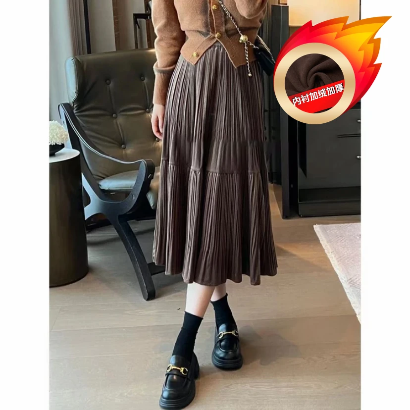 【冬季上新】一条冬天穿的气质半身裙 2024显瘦遮胯高腰半身裙