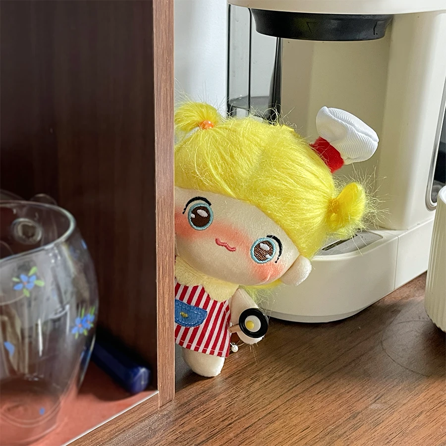 原创正版小厨娘公仔毛绒挂件卡通玩偶少女心包包挂饰闺蜜生日礼物
