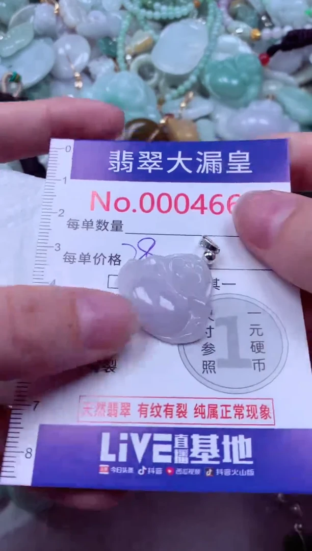 吊坠(不含链)未镶嵌翡翠4666