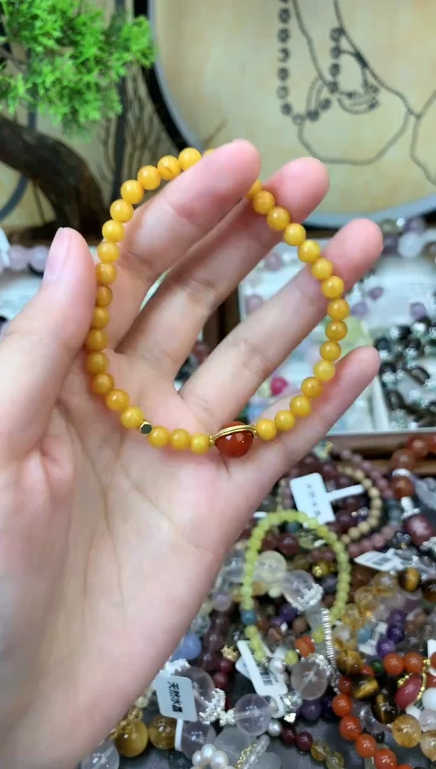 【闪购商品】蜜蜡手链未镶嵌522手串