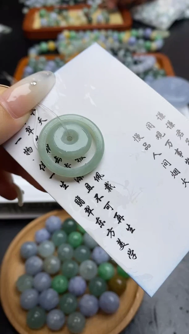定制翡翠未镶嵌翡翠毛货~多样性发其一~