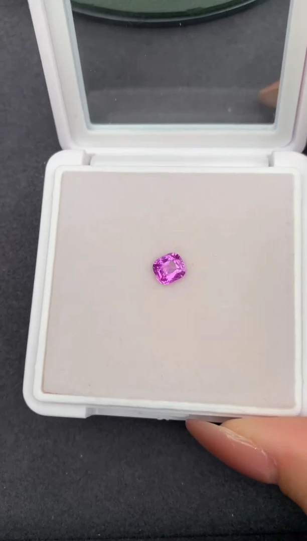 裸石彩色蓝宝石1.1ct粉蓝宝  FH  定制