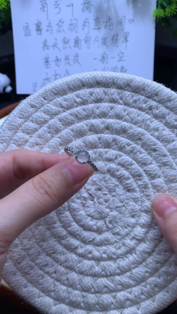 颈饰银S925镶嵌翡翠净货