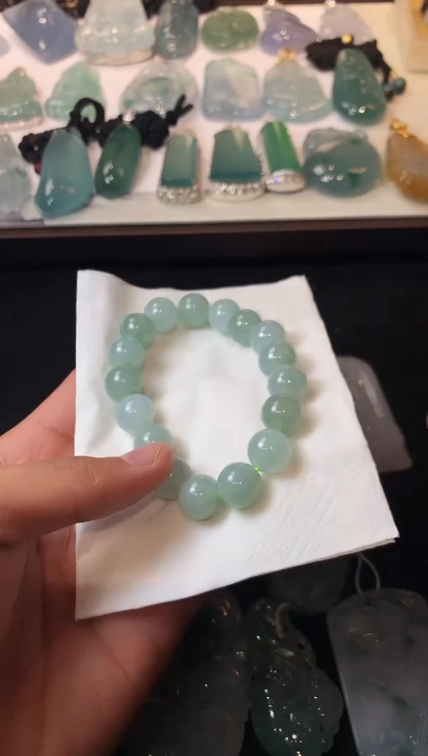 未镶嵌定制翡翠安*鲁 5025毛货不退不换