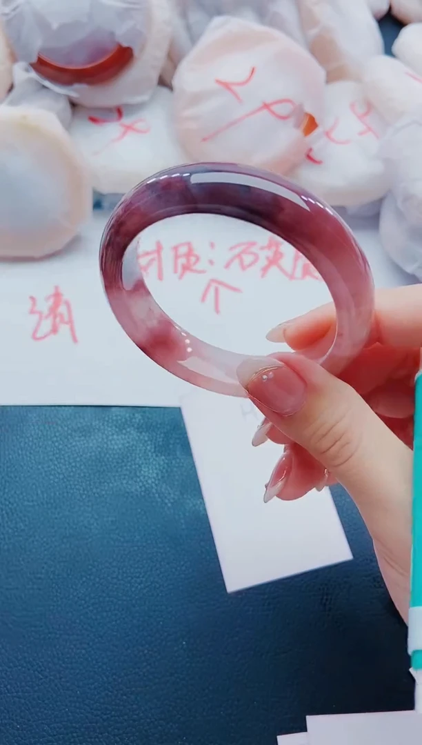 未镶嵌手镯石英质玉H112-56-55