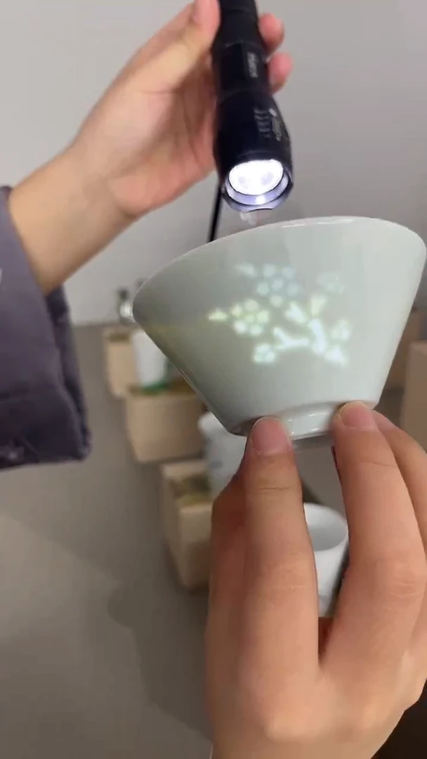 景德镇高温瓷冬斗笠