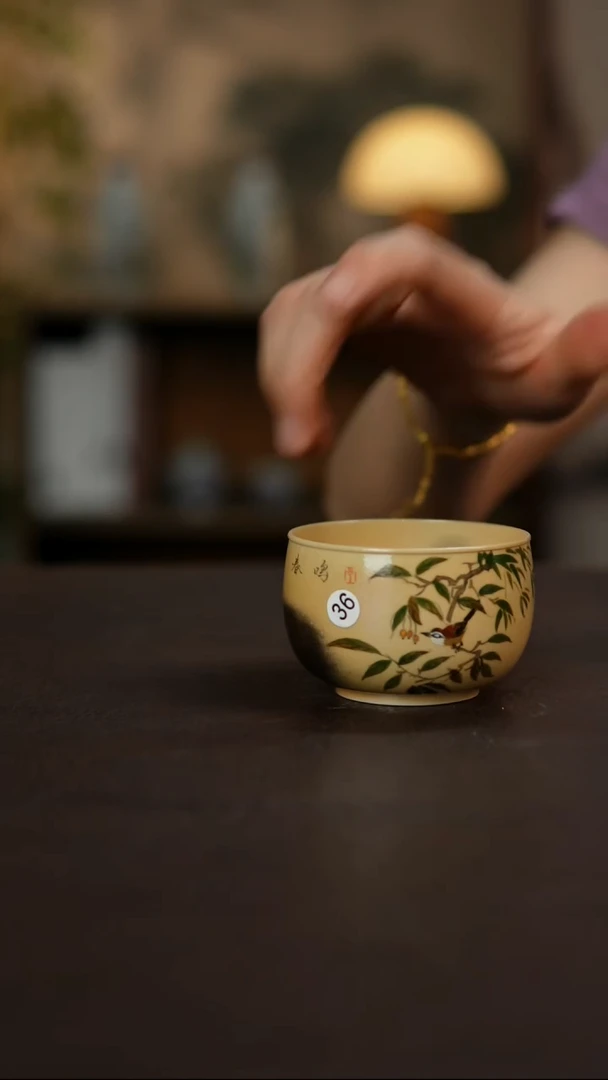 杯景德镇陶瓷杯碗柴烧多人